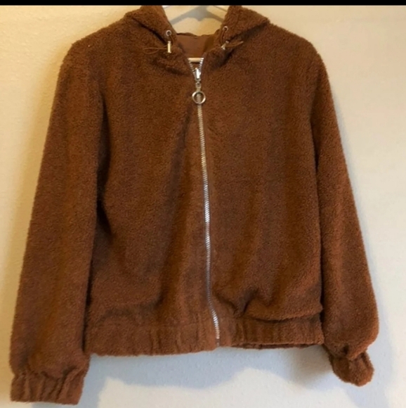 Forever 21 Jackets & Blazers - Forever 21 Reversible Teddy Jacket